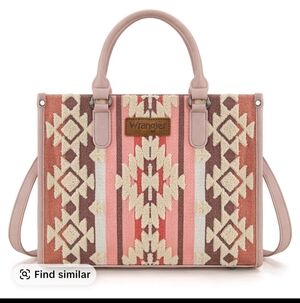 Wrangler Aztec Pink  Tote